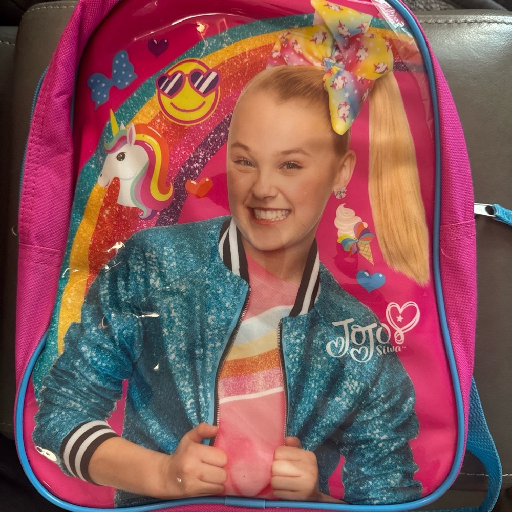 JoJo Siwa Pink and Blue Backpack Nickelodeon Viacom
